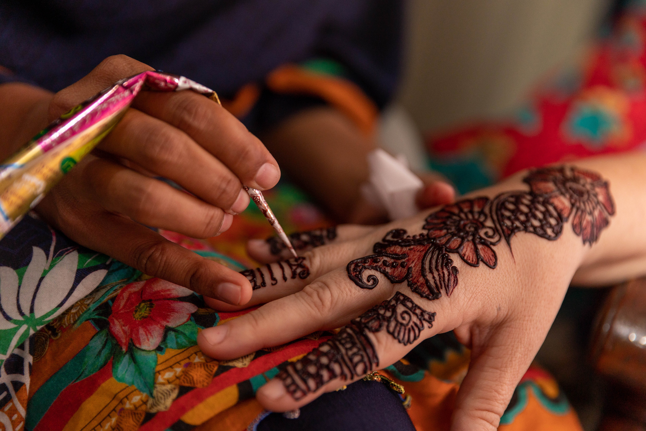 Henna Tattoo on Hand